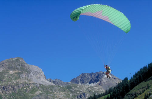Vol parapente au-dessus de Val d'Isère - Tarentaise (73) 