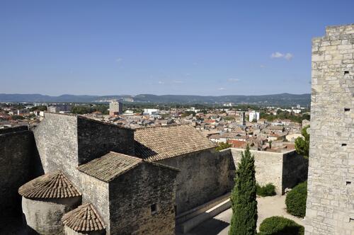 Montélimar, vue depuis le château - Drôme Provençale 