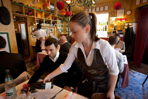 Lyon - Restaurant de Joseph Viola "Daniel et Denise", bouchon lyonnais 