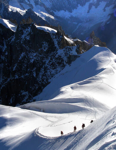 Ascension de l'Aiguille du Midi - Massif du Mont Blanc (74) 