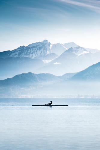Aviron sur le Lac d'Annecy (74) 