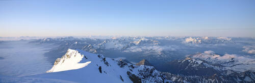 Panorama depuis le sommet du Mont Blanc (74) 