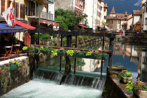 Annecy (74) - canal du Thiou 