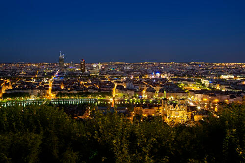 Lyon - Panorama depuis Fourvière 