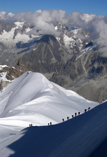 Ascension de l'Aiguille du Midi - Massif du Mont Blanc (74) 