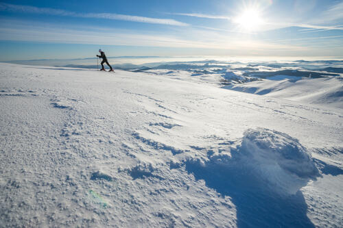 Ski de randonnée sur les sommets du massif du Sancy (63) 