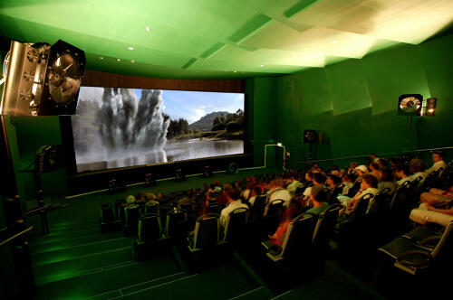 Parc Vulcania (63) - Salle de cinéma dynamique 
