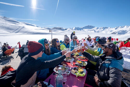 Déjeuner en restaurant d'altitude à Val d'Isère - Tarentaise (73) 