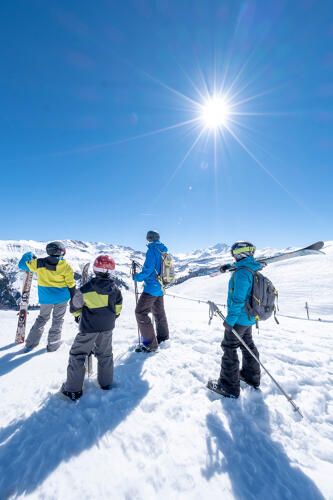 Ski en famille à Arêches-Beaufort - massif du Beaufortain (73) 