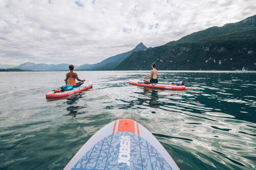 Yoga-paddle sur le Lac du Bourget (73) 