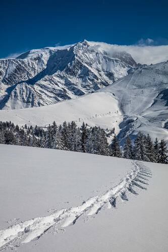 Domaine skiable de Megève - massif du Mont Blanc (74) 