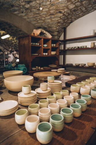 Atelier de poterie à Antraigues - Monts d'Ardèche 