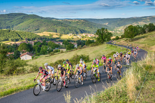 Course cycliste "La Pierre Chany" sur les routes du Val d'Allier et de la Margeride (15) 